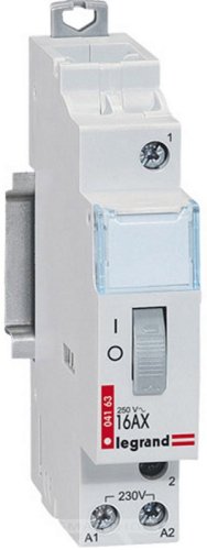 Реле импульсное на DIN-рейку Legrand CX3 1п 2НО 16A 230В AC картинка